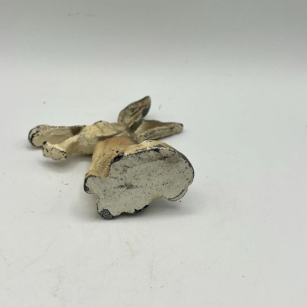 Antique Cast Iron Lauging Donkey Figurine Bottle Opener Vintage Democrat Mule